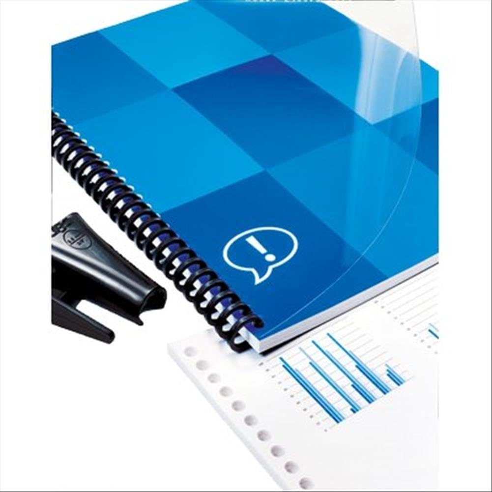 GBC ClickBind Binding Spines 12mm A4 Frosted Clear (95 Sheets Capacity, Pack of 50), Transparent, 12 mm - Image 5