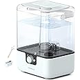 CHIVALZ 6L Cool Mist Humidifier For Home & Bedroom, Quiet 26dB, Up To 50 Hours, Top Fill Design, Oil Diffuser With Nightlight, 2 Mist Outlets, Perfect For Plants & Babies, Black - View #2