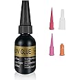 Riverruns UV Clear Glue Three Formula Flew Glue Fly Tying for Building Flies Flies Heads Bodies and Wings Tack Free Special I