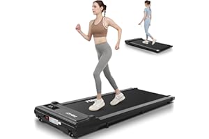 FUNMILY Walking Pad,Under Desk Treadmill,2024 Upgrade 2.5HP Treadmills for Home/Office with 300 lbs Weight Capacity,2 in 1 Portable Walking Treadmill with Remote Control LED Display
