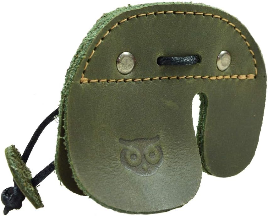 Hide & Drink, Rustic Leather Archery Finger Tab, Protect Guard for Recurve Bows, Fingers Protector, Shooting Practice Gear Sports & Outdoors Handmade : Sports & Outdoors