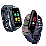 Smart Watch Dual Wireless Bluetooth Earbuds 2 in 1