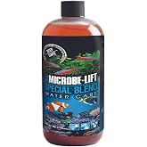 MICROBE-LIFT Special Blend Aquarium Water Care Treatment, Cleaner &amp; Clarifier for Fresh and Saltwater Fish Tanks, Reduces Maintenance &amp; Helps with Aquarium Algae Control and Odor, 4 Ounces (SBH04)