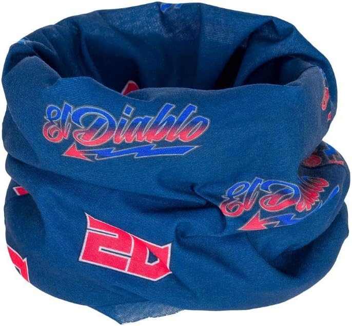 Gp Racing Fabio Quartararo 20 El Diablo Neck Tube Scarf Blue Amazon De Auto