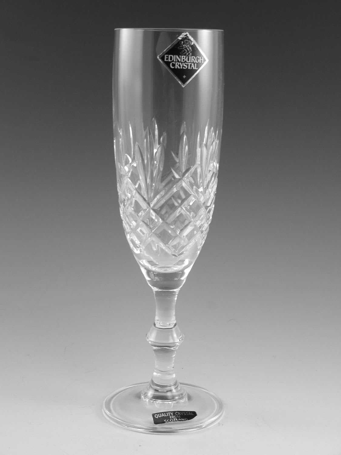 Edinburgh Crystal GLENCOE Champagne Flute 7 3/8" Amazon.co.uk Kitchen