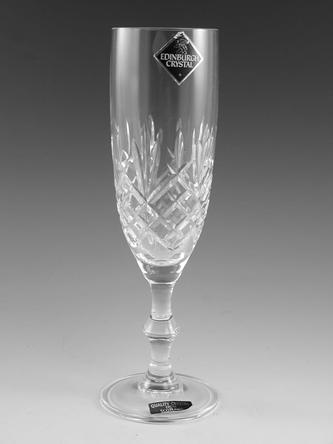Edinburgh Crystal GLENCOE Champagne Flute 7 3/8" Amazon.co.uk Kitchen