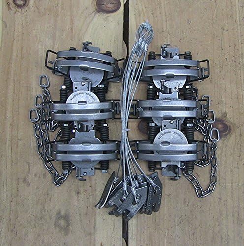(6 Pack) MB-650 Coyote/Bobcat Trap with Trap Stakes Included