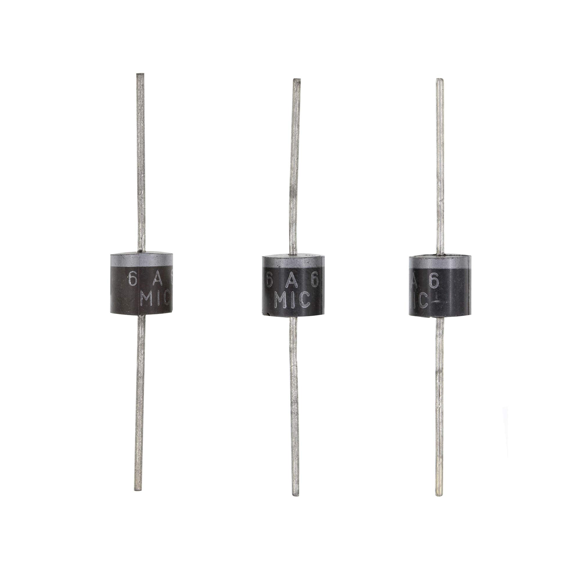 HUABAN 20PCS 6A6 Rectifier Diode 6A 600V R-6 Axial 6 Amp 600 Volt