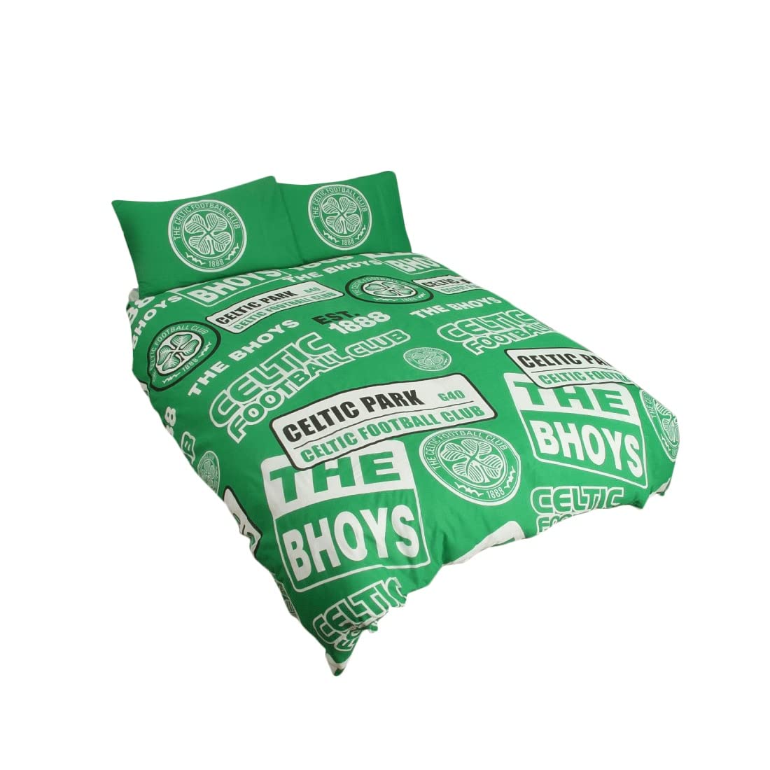 Celtic F.C. Official Double Duvet Cover Set