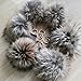 AURORA168 Fluffy Fur Pom Pom Ball Keyring / Bag Purse Charm Gold Ring, X-large - Super big brown