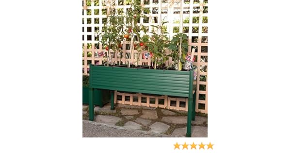 Huerto urbano GREENLAND 120x60x75 cm. Para terraza/jardín. Color ...