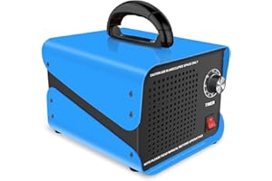 [Upgraded 5000 Sq Ft] VTAR Ozone Machine Generator 20,000 mg/h High Capacity Generator,Ozone Machine Odor,for Large Space Area, home,Basement,Hotel, Car,Smoke,Pet odor（Blue）