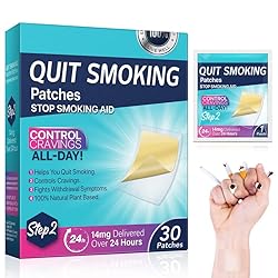 MTYLUIG 14 mg Step 2 Stop Smoking Aid Patches, 30