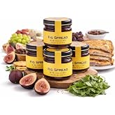 Mini Fig Spread | All-Natural, Non-GMO, Award-Winning Mediterranean Spread | Perfect for Cheese Boards, Toast &amp; Baking | Product of Croatia, 1.05 Ounce Mini Jar, Pack of 4