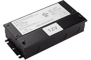 mirrea 60W LED Power Supply AC 100V-227V to DC 12V Low Voltage Transformer UL-Listed Dimmable LED Driver Compatible with Tria