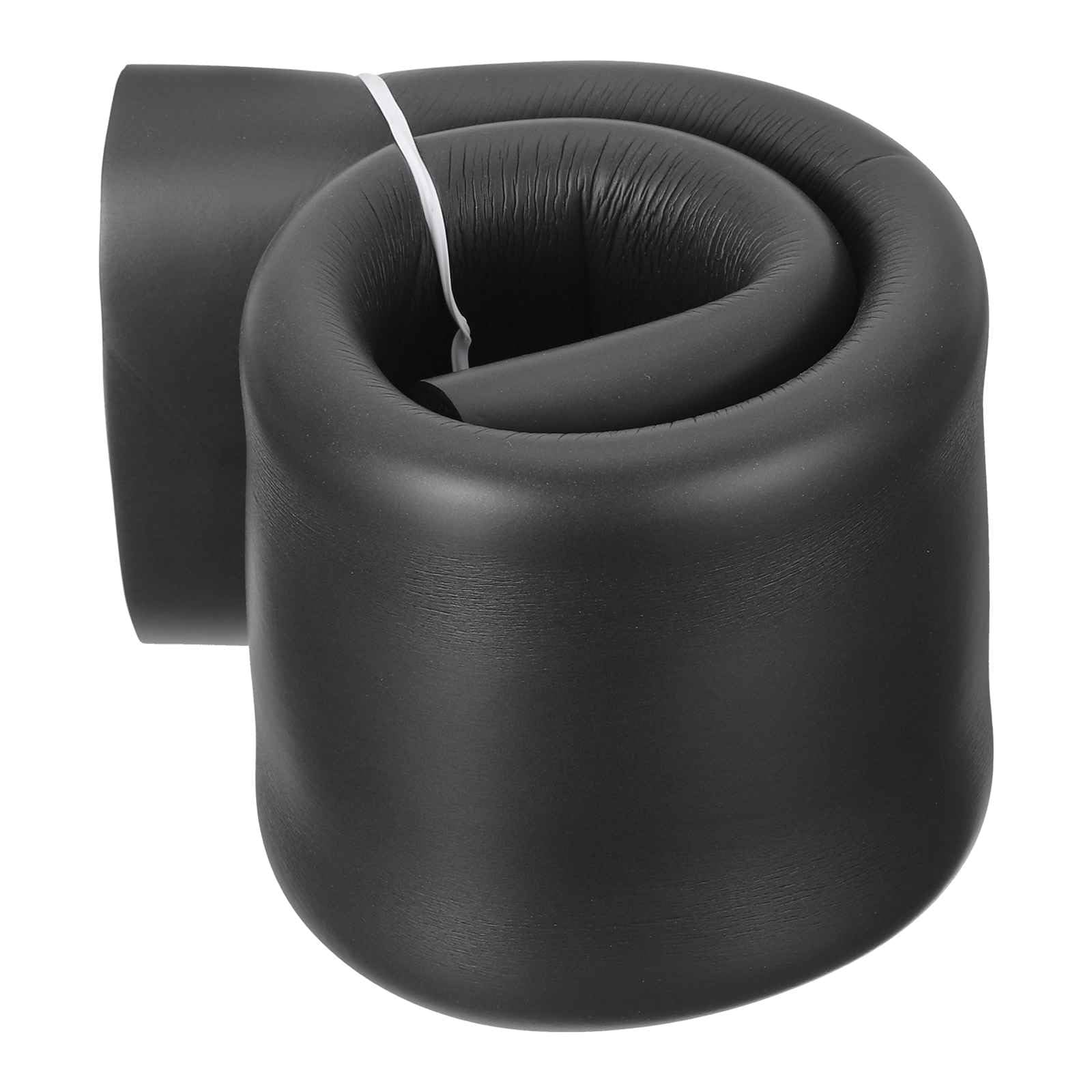 DMiotech 50mm ID x 7mm Thick 1.3ft Pipe Insulation Tube Foam Grip Wrap Closed Cell Foam Tubing Non-Slip for Utensil Tools Handle Support,Black,0.4m