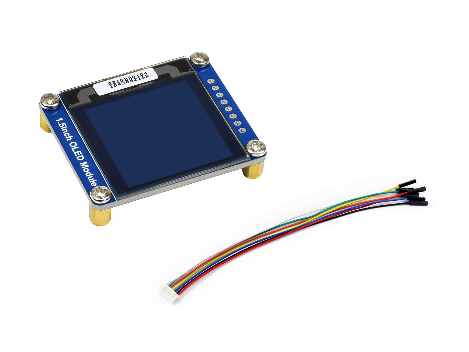 Waveshare 1.5inch OLED Module, 128x128 Pixels, Display Module, Compatible with Raspberry Pi