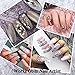 Nail Art Rhinestones Set with Glue and Tools, Mixed Flatback Crystal Rhinestones with 5 Colors (100 Pcs Colorful Crystals + Multiple Round Rhinestones), 8ml Adhesive Resin Gel and 3Pcs Brush