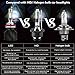 LED Headlight Bulbs H11/H8/H9 Conversion Kit (DOT Approved) SEALIGHT X2 Series DRL Low beam/Fog Light Bulbs - 16x CSP Les Auto Headlight LED Bulbs-8000LM 6000K Xenon White
