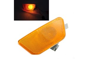 CNPAPC 1-Pieces For Chevy Cruze Front Bumper Park Signal Side Marker Light Assembly Passenger Side 2011 2012 2013 2014 2015 DOT Certified GM2551198N 42334145