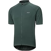 ARSUXEO Cycling Jersey Men Short Sleeves Ultra-Comfortable Road Bike Jersey Biking Bicycle Shirt