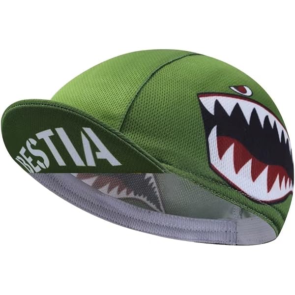 Casquette De Cyclisme Apis Fabriquée En Italie - Taille Unique, Visière Relevable - Pour Porter Sous Un Casque