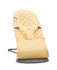 BABYBJÖRN Bouncer Bliss, Cotton, Light Yellow