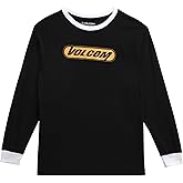 Volcom Boys' Two-Fer Shirt - Pullover Crewneck Long Sleeve Shirt - Stylish Logo Graphic Tee for Boys (Size: 8-20)