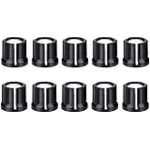 10PCS D Shape Shaft Knobs Aluminum Alloy Volume Control Potentiometer Caps for Electric Guitar Bass Amp Replacement Parts