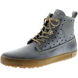 BLACKSTONE Men's AM32 Hi-Top Shearling Lined Sneaker Boot - Full Grain Leather, Memory Foam (Bark Color, Size 11 M US) - View #8