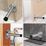 NORTHERN BROTHERS 6pk Chrome Wall Mounted Door Stops Stainless Steel Adhesive view 7