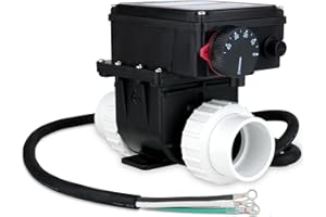 BENUT 110V 2KW Hot Tub Thermostat, Spa Hot Tub Heater with Temperature Control, Fits 400-Gallon Spa, Hot Tub, Inflatable Bathtub, Above Ground Pool, Small Pool