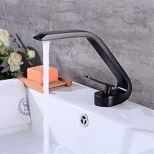 Lavabo del baño Grifo Americano Hecho en latón Cepillo negro Aceite de
