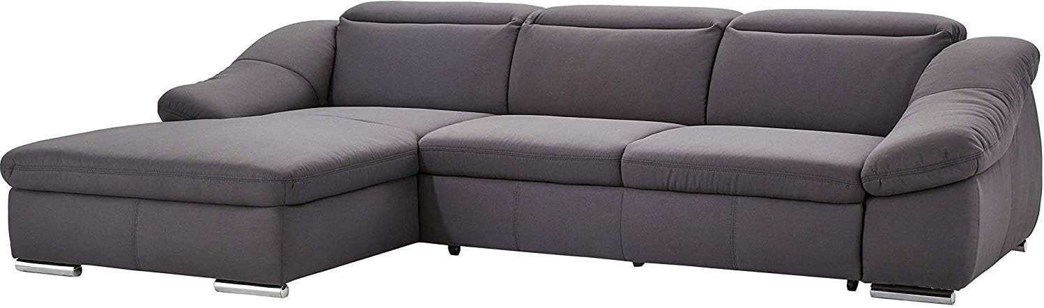 Cavadore Ecksofa Mary mit verstellbaren Kopfstützen und Bettfunktion