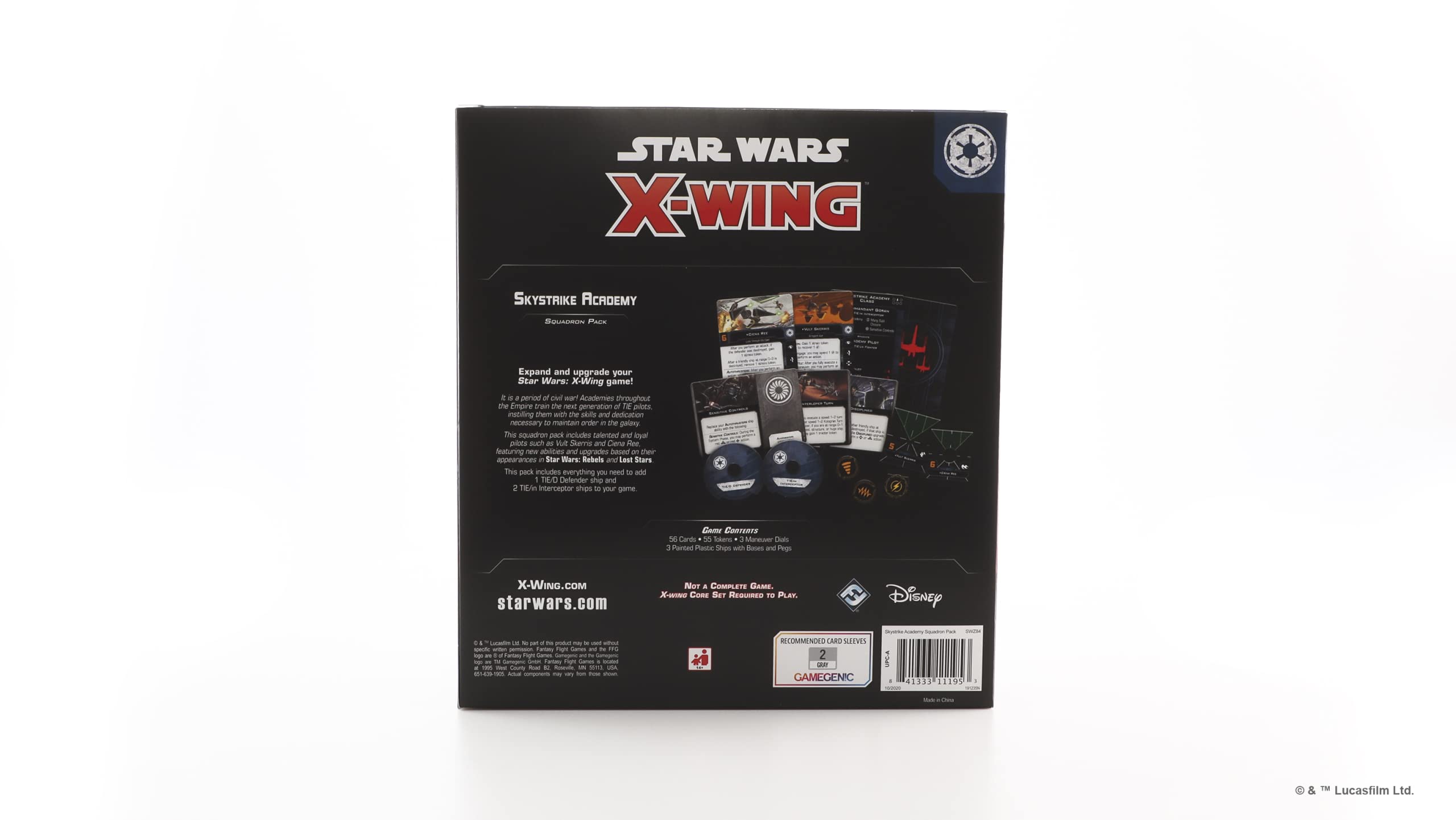 Star Wars X-Wing 2nd Edition Miniatures Game Skystrike Academy SQUADRON PACK - Strategy Game for Kids & Adults, Ages 14+, 2 Players, 30-45 Minute Playtime, Made by Atomic Mass Games