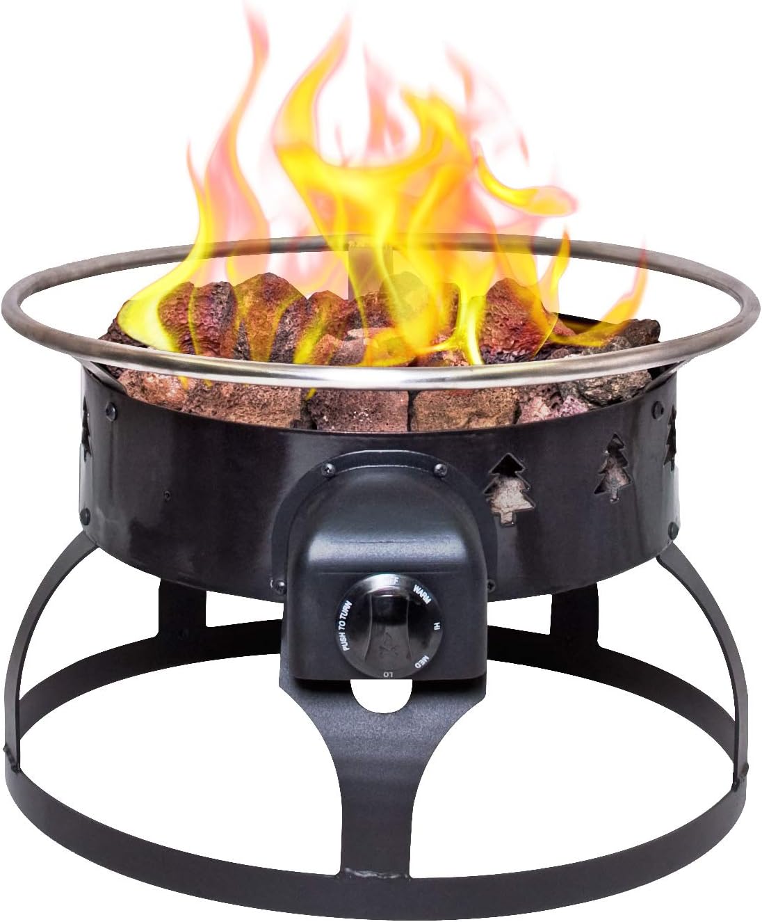 cypress outland firebowl on Camp Chef Redwood Portable Propane Fire Pit With 4 Roasting Sticks Black Amazon Ca Sports Outdoors