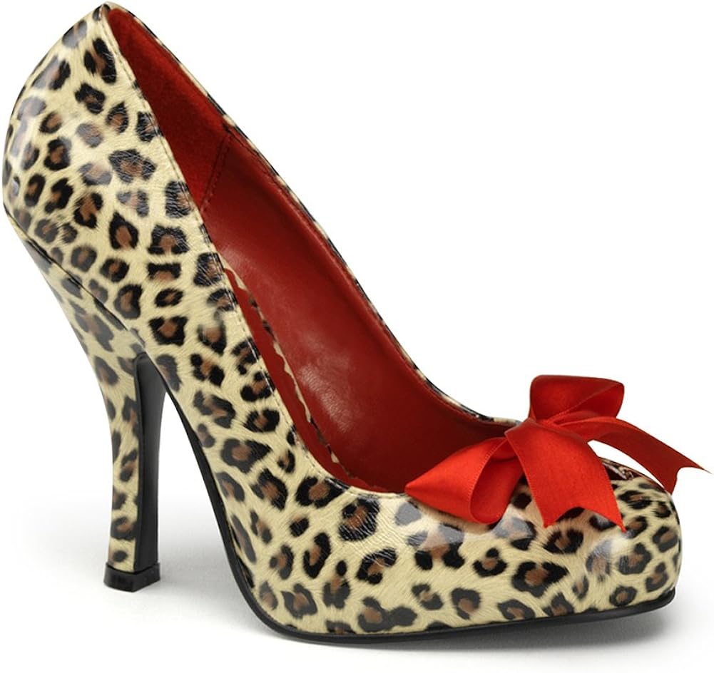 leopard print 2 inch heels