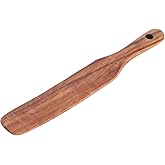 Wood Spurtles Kitchen Tool, Teak Cream Spatula Non‑Stick Wooden Cooking Spatula for Household Kitchen Utensil
