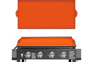 Kukoofyer 17" Silicone Griddle Mat for Blackstone, Grill Silicone Protective Cover Food Grade Silicone Grill Mat with Handle, Protect Gas Grill from Roden