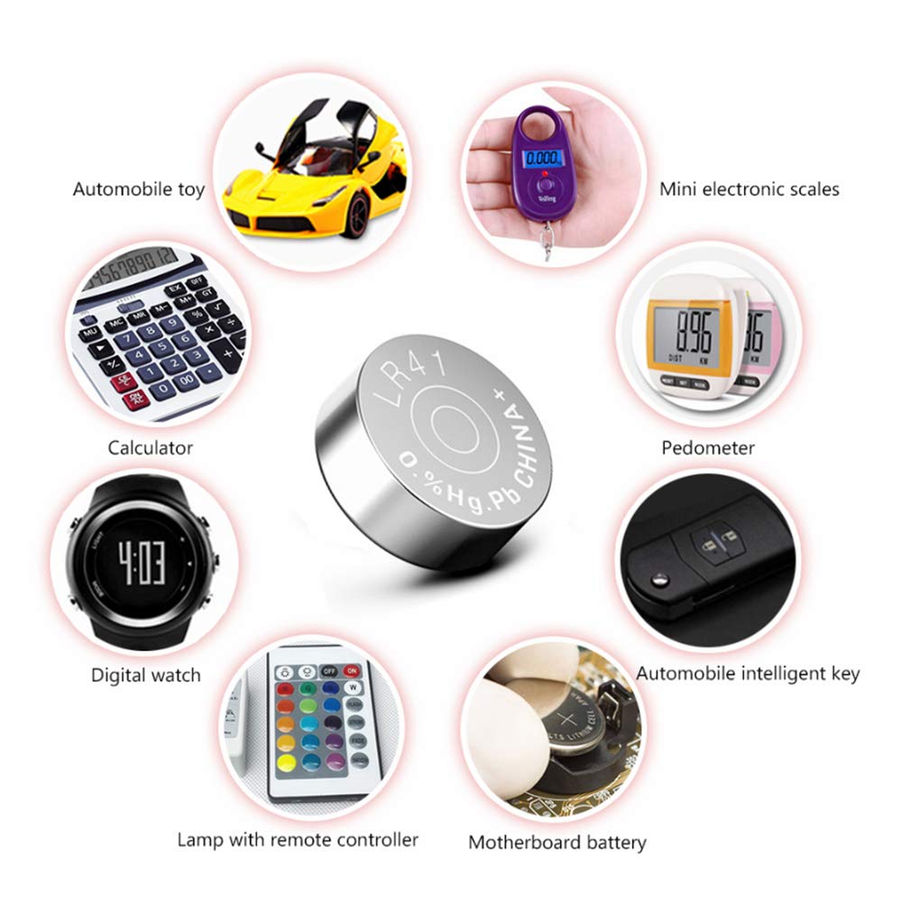 20 pcs Pack LR41 AG3 SR41 392 384 192 Battery 1.5V Button Coin Cell Batteries