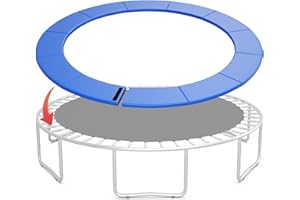 Giantex Trampoline Pad, 8ft 10ft 12ft 14ft 15ft 16ft Trampoline Replacement Safety Pad, No Holes for Pole, Waterproof Trampoline Accessories Spring Cover