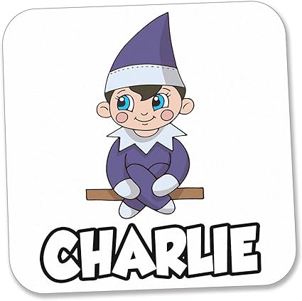 Babbo Natale Segreto.Sottobicchiere Personalizzato Elfo Viola Regalo Compleanno Natale Riempimento Della Calza Babbo Natale Segreto Amazon It Cancelleria E Prodotti Per Ufficio