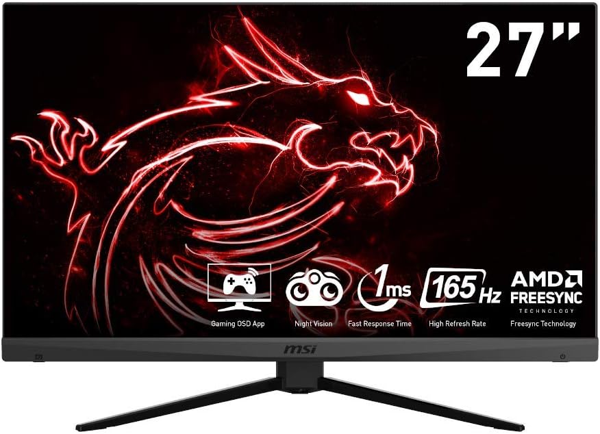 Monitor 27" FullHD MSI Optix MAG272 165Hz
