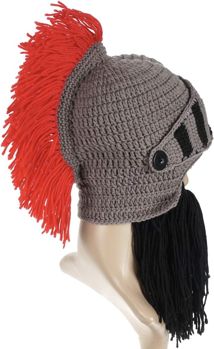 CoolChange Roman centurion helmet shaped hat with beard BigaMart