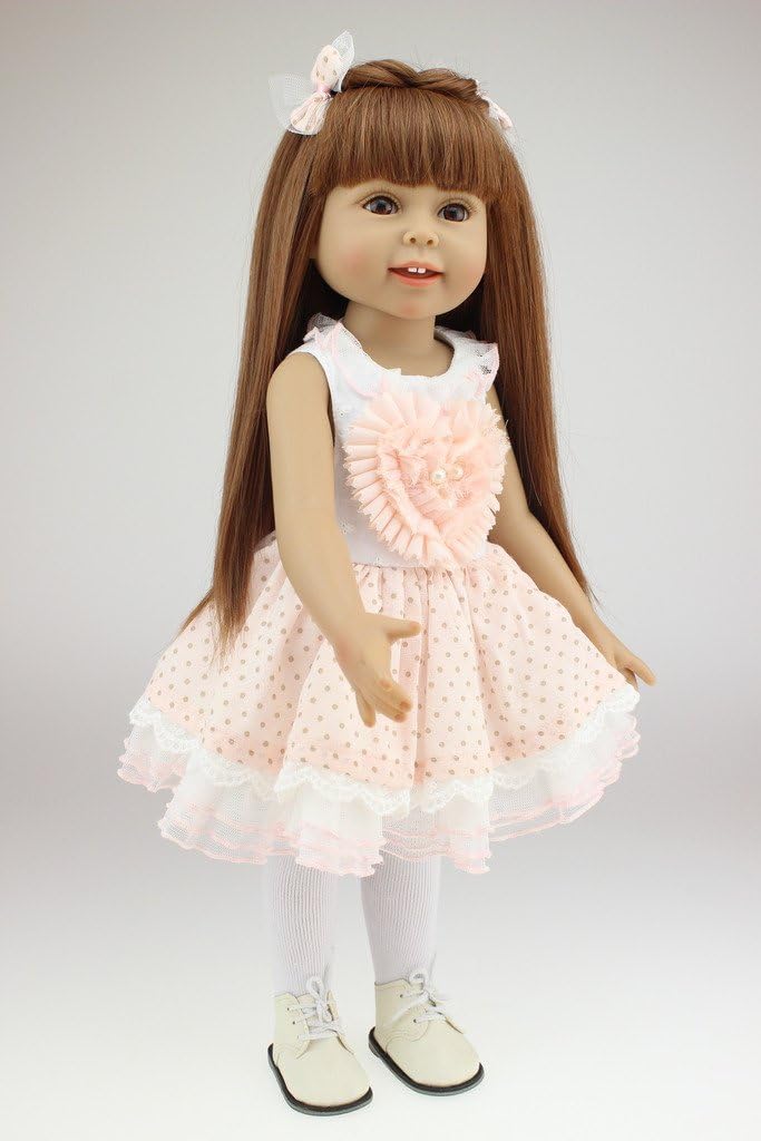 Prezzo Nicery Reborn Baby Lovely Ragazza Giocattolo Reborn Bambola Molle Di Alta Vinile Da 18 Pollici 45 Centimetri Realistica Mobile Sorriso Cuore Princess Rosa Reborn Doll A3IT Offerte