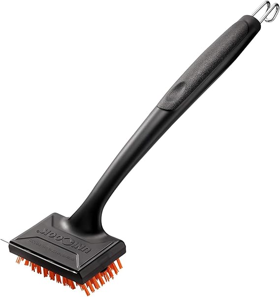 Unicook Barbecue Grill Brush, Heavy Duty Nylon Bristles BBQ Brush