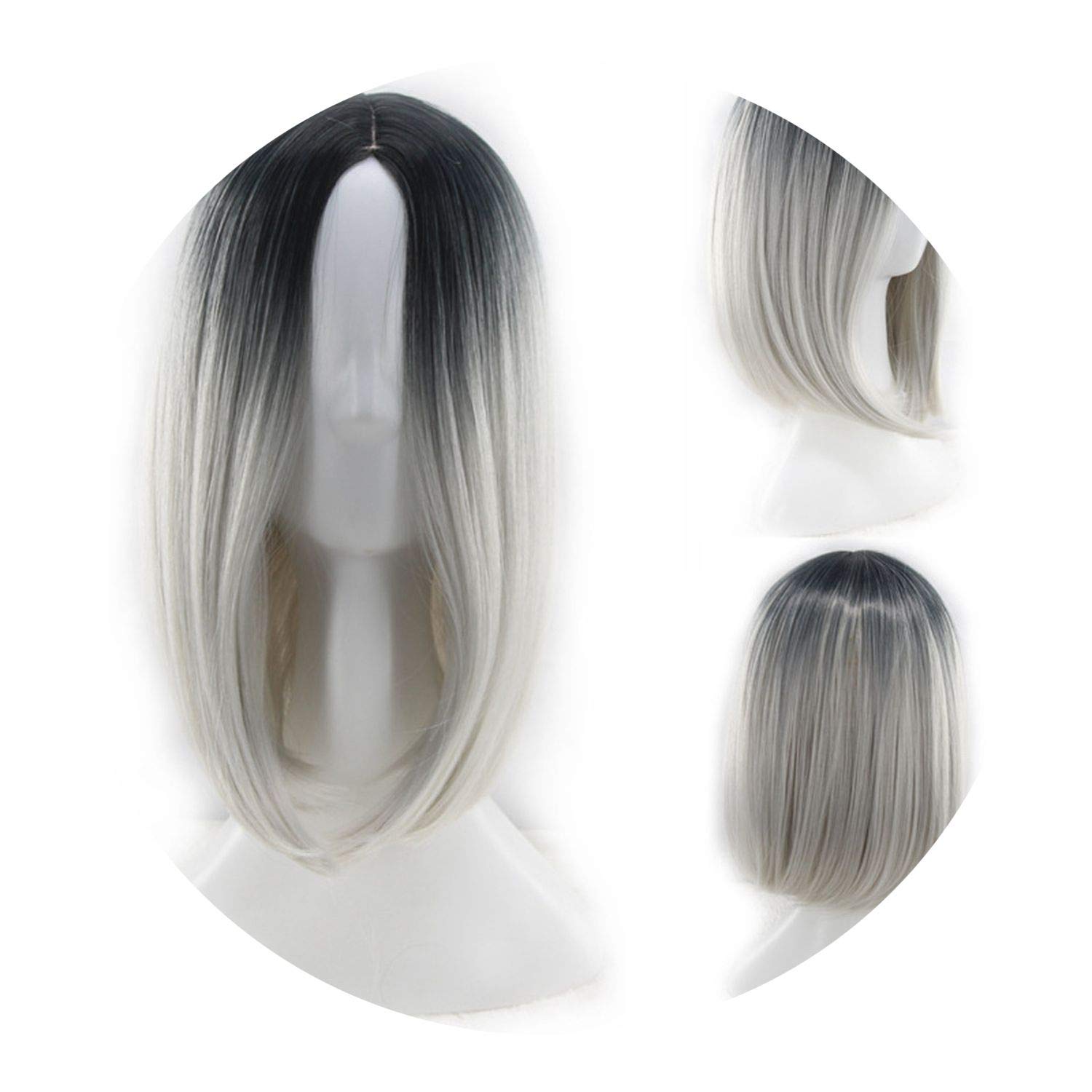 Amazon Com Glittering Time Highlight Women Short Synthetic Wigs