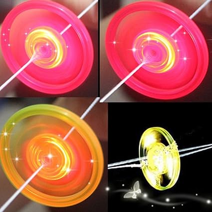 Amazon Com Amyove Kids Pull Hand Luminous Flashing Flywheel Toy