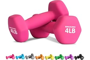 Balelinko Home Gym Equipment Workouts Strength Training Weight Loss Pilates Weights Yoga Sets Weights for Women, Men, Seniors and Youth