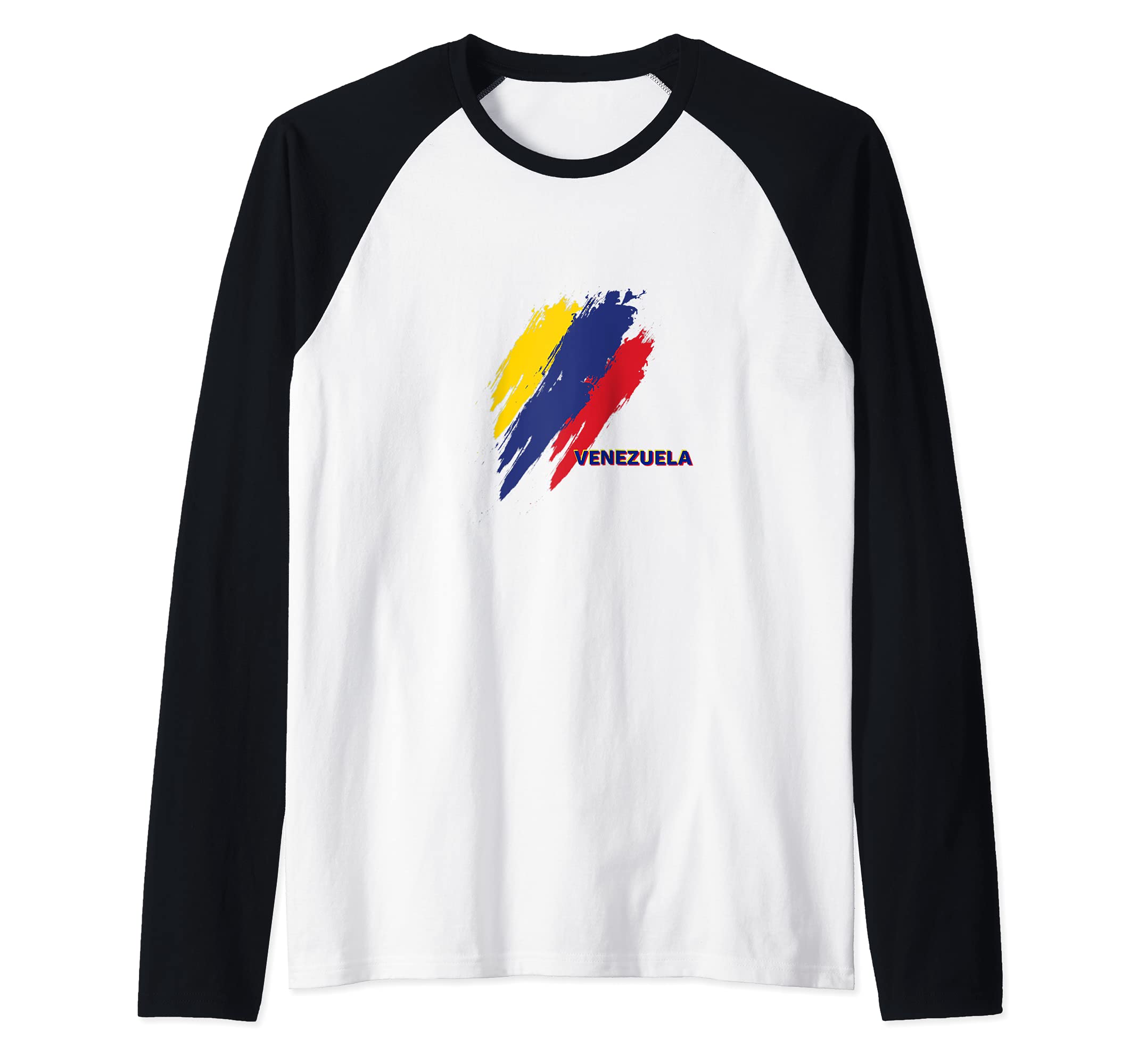 Flag Venezuela Raglan Baseball Tee
